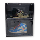 Extra Large - Magnetic Side Door Sneaker Display Cases | Black - 10 Pack - Sneaker Case - LaceSpace