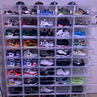 Extra Large - Magnetic Side Door Sneaker Display Cases | Clear - 10 Pack - Sneaker Case - LaceSpace