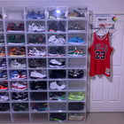 Extra Large - Magnetic Side Door Sneaker Display Cases | Clear - 10 Pack - Sneaker Case - LaceSpace