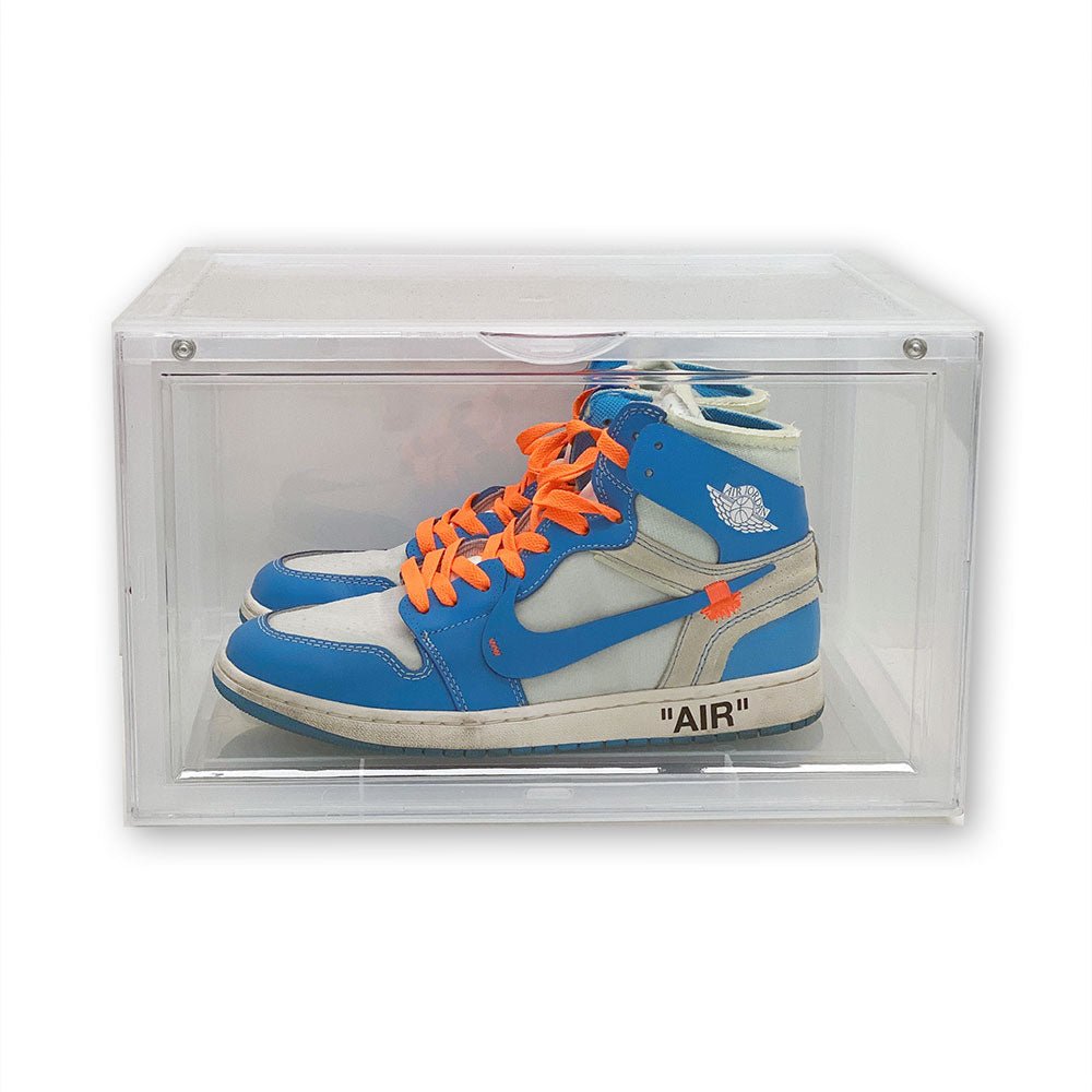 Extra Large - Magnetic Side Door Sneaker Display Cases | Clear - 10 Pack - Sneaker Case - LaceSpace
