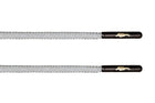 Full 3M Rope Lace - Gunmetal Aglet - Rope Lace - LaceSpace
