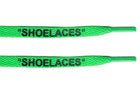 Green - "SHOELACES" inspired by OFF-WHITE x Nike- Flat Laces - Flat Laces - LaceSpace