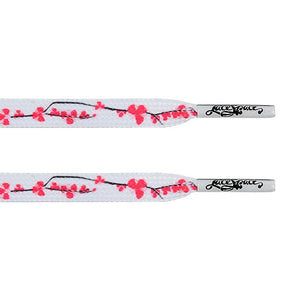 Japanese Sakura Cherry Blossom Laces - Flat Laces - LaceSpace