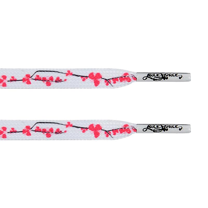 Japanese Sakura Cherry Blossom Laces - Flat Laces - LaceSpace