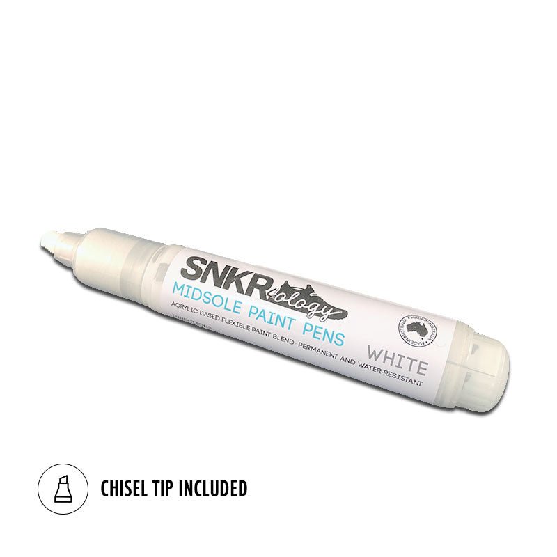 Midsole Paint Marker - White | SNKROLOGY Made in Australia - Sneaker Paint - LaceSpace