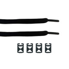 "No Tie" Elastic Laces - Black - Elastic Laces - LaceSpace