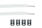 "No Tie" Elastic Laces - White - Elastic Laces - LaceSpace