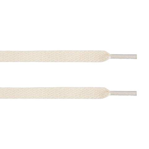 Off White Flat Laces - Essentials Collection - Flat Laces - LaceSpace
