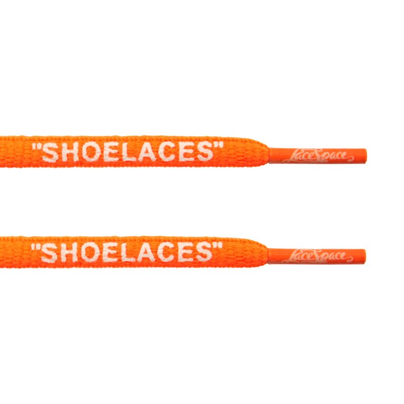 Oval - Oranges "SHOELACES" inspired by OFF-WHITE x Nike Presto and Vapormax - Oval Laces - LaceSpace