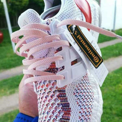 Pale Pink Flat Lace - Flat Laces - LaceSpace