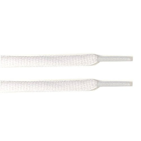 SB Dunk Thick Oval Laces - White - LaceSpace