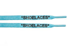 Teal - "SHOELACES" inspired by OFF-WHITE x Nike- Flat Laces - Flat Laces - LaceSpace