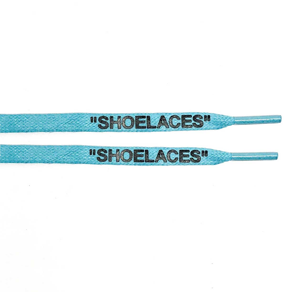 Teal - "SHOELACES" inspired by OFF-WHITE x Nike- Flat Laces - Flat Laces - LaceSpace