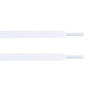 White Flat Laces - Essentials Collection - Flat Laces - LaceSpace