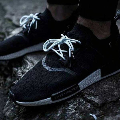 White Rope Lace - Silver Metal Aglet - Rope Lace - LaceSpace